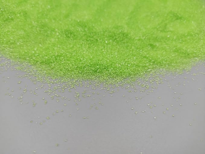 Edible 5 Ounce Fine Decorative Grass Green Sanding Sugar Sprinkles for Baking, Sparkling Crystals for Cakes, Cookies, Cupcakes, Ice Cream Topping and Rimming Sugar