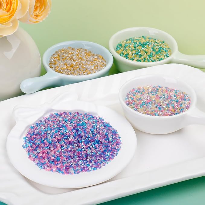 Red & White Sanding Sugar Sprinkles, 4.6 oz Edible Peppermint Sparkling Sugar Crystals for Baking Topping, Cupcakes, Cookies, Ice Cream & Cake Decorating, Wedding Valentines Christmas Holiday Supplies