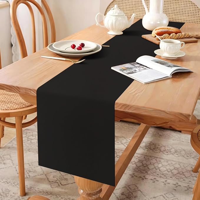 Large Silicone Mats for Kitchen Counter,12"x72" Cuttable Silicone Roll for Silicone Heat Resistant Mat Silicone Placemat Table Runner,New Skin-Friendly Material Countertop Protector,Black