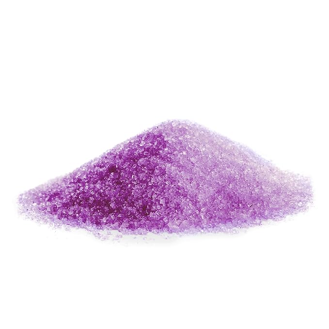 Birch & Meadow Sanding Sugar, Lavender, Colorful Sugar Crystals for Festive Holiday Baking (17.6 Ounces)