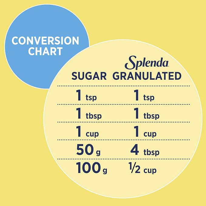 SPLENDA Zero Calorie Sweetener, Granulated Sugar Substitute, 9.7 Oz, (Pack of 4)