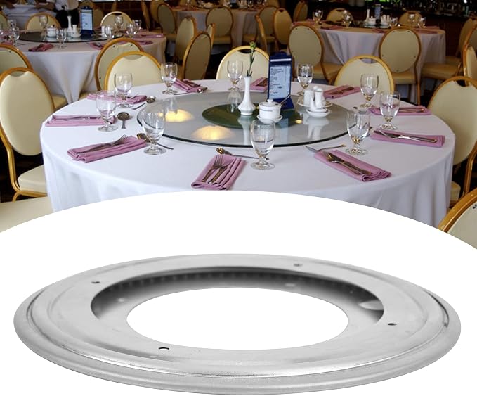 8 inch Turntable Bearing, Lazy Susan Rotating Hardware Turntable Bearing Swivel Plate Ring for DIY, Dining Table, Display Stand