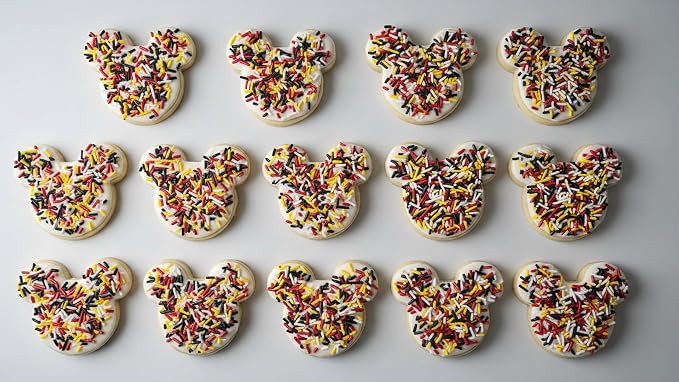 NCS Arizona Game Day Red, Black, White & Yellow Jimmies Edible Sprinkles – Cupcake, Cake & Cookie Decorations, 7 oz