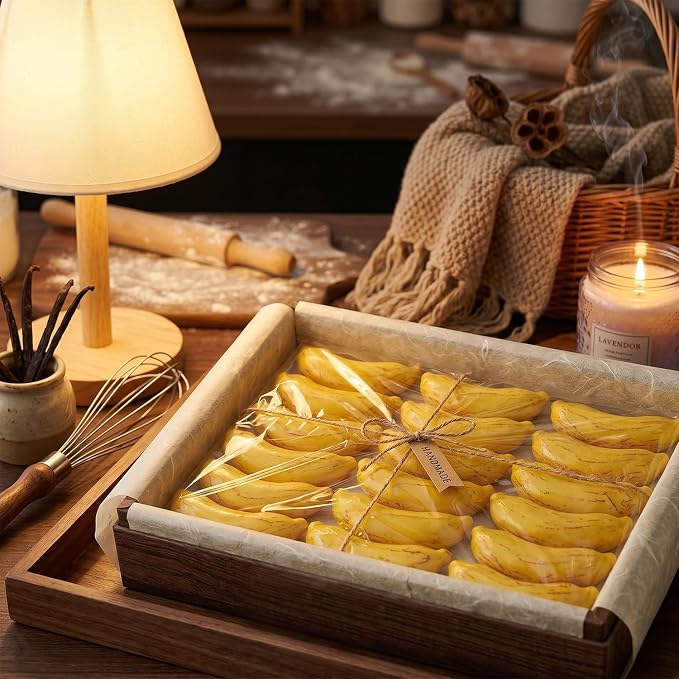 12 Cavity Banana Shape Silicone Chocolate Molds For Chocolate Candy