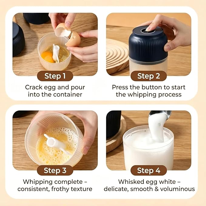Household Electric Garlic Crusher, 6 blades, 2026 New Mini Garlic Mincer Electric with Lid, 350ml Portable Garlic Chopper for Garlic, Onion, Ginger, Chili and Fruit (Blue+Manual Crusher)