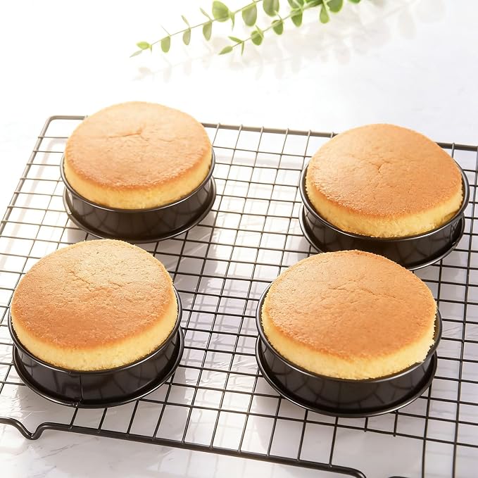DATANYA 8Pack Crumpet Rings NONSTICK English Muffin Ring 4 Inch - Stainless Steel Double Rolled Tart Rings Upgraded Round Metal Cooking Pastry Ring Molds for baking