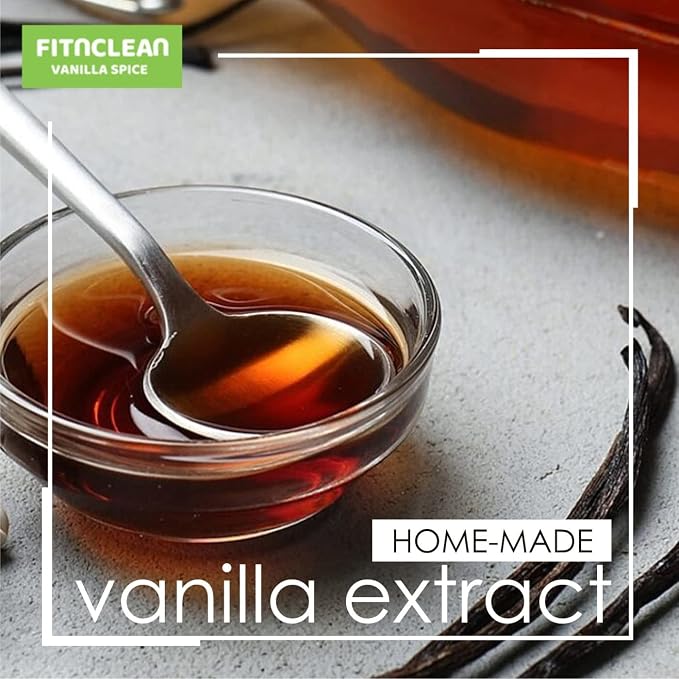 50 Madagascar Organic Vanilla Beans Grade B. Certified USDA Organic. 5"-7" by FITNCLEAN VANILLA for extract, Cooking and Baking. Whole NON-GMO Bourbon Pods