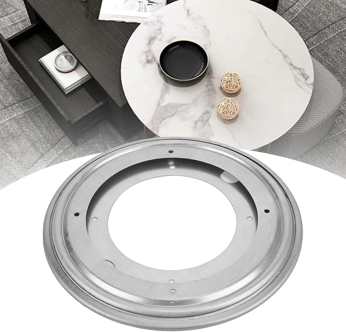 8 inch Turntable Bearing, Lazy Susan Rotating Hardware Turntable Bearing Swivel Plate Ring for DIY, Dining Table, Display Stand