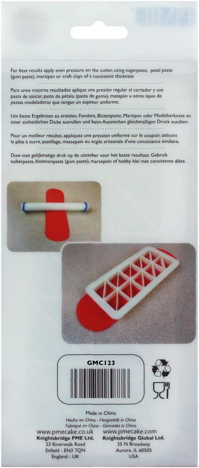 PME Geometric Multicutter for Cake Design Right-Angled Triangle, Large Size, 1.25-Inch