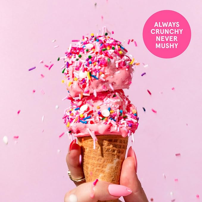 Fancy Sprinkles Bubbles & Bashes Sprinkle Set | Pink Piñata & Bubble Bath | Pink Sprinkles for Cake, Cupcake & Cookie Decorating | Baby Shower & Bachelorette | 2 Pack (0.5c)