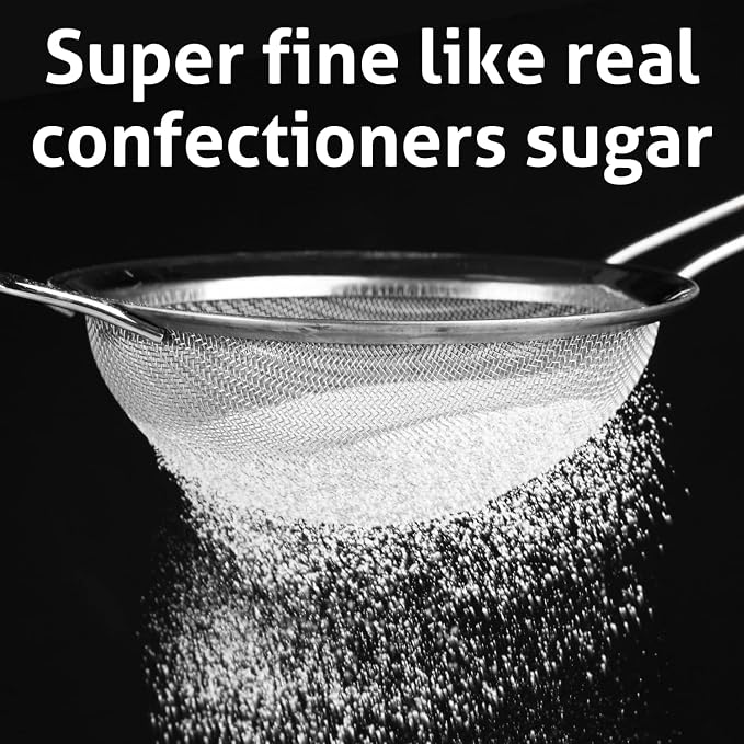 Wholesome Yum Besti Natural Powdered Sugar Substitute - Keto Confectioners Monk Fruit Sweetener Blend With Allulose (No Erythritol) - Non GMO, Zero Carb, Zero Calorie, No Aftertaste (12 oz)