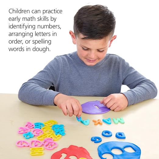 Colorations Alphabet & Number Dough Cutter Set - 41 Pieces