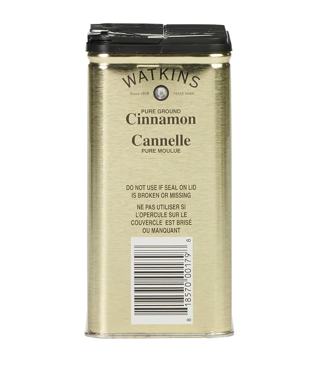 Watkins All Natural Baking Vanilla (11 Fl Oz) and Watkins Cinnamon (6 oz Tin)