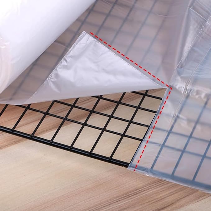 FungLam 12”×16” Clear Plastic Produce Bags Roll, Food Storage Bags for Bread, Vegetables, Fruits, Refrigerator Storage, Kitchen,350 Pcs/Roll.