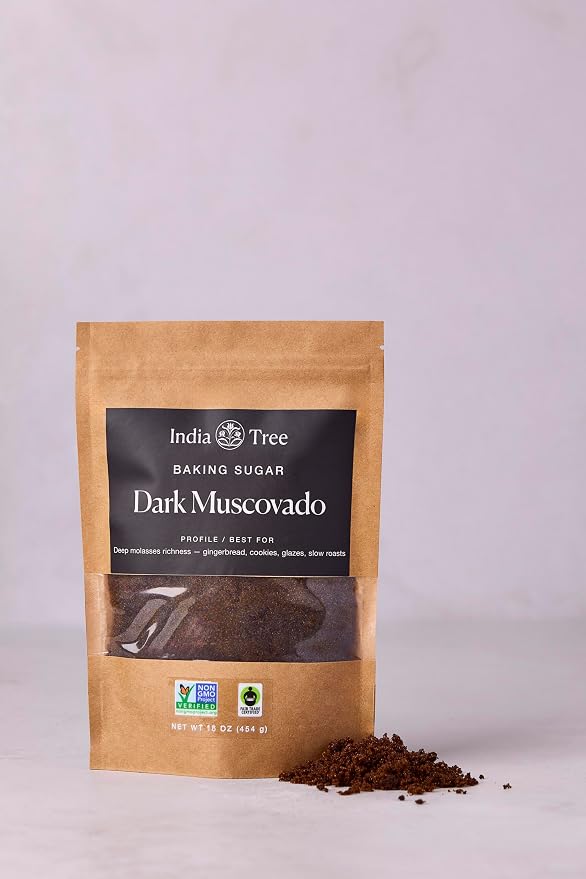 India Tree Dark Muscovado Sugar, 1 Pound