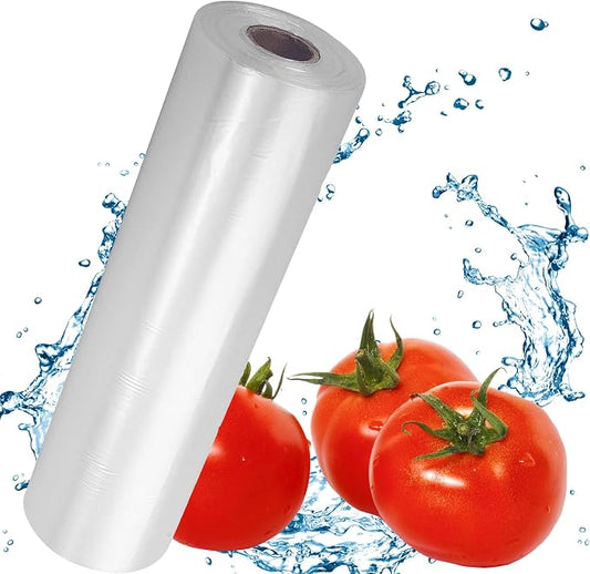 Food Storage Bags, 14" X 20" Clear Plastic Bag, Plastic Produce Bag for Food, Fruit, Vegetable, Refrigerator Storage, Kitchen, 350 Bags/Roll (1 Rolls)