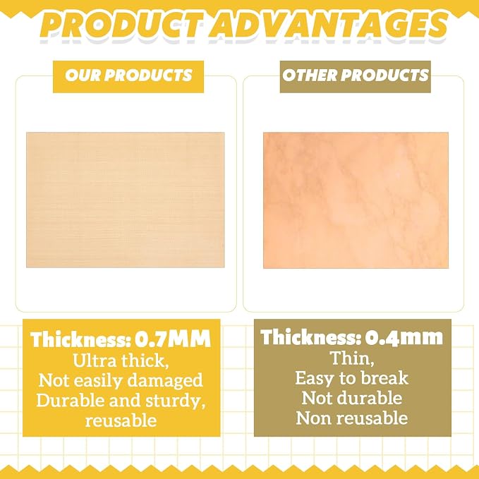Thickened Silicone Baking Mat Roll 72" x 12", Reusable Free Cutting Baking Sheet with Scissors and Tape Non-stick Pastry Mat for Dough, Oven, Air Fryer, Freeze Dryer, Kitchen Counter