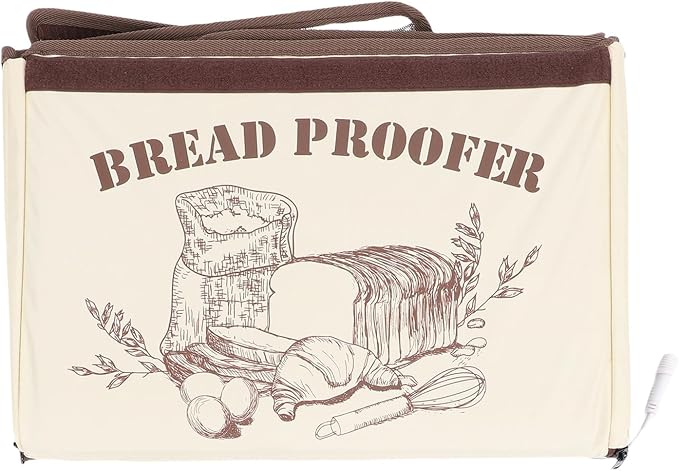 Aramox Electric Dough Proofer Proofing Box with 3 Heating Zones 50-113F Timer up to 48H Foldable Design for Bread Yogurt Kombucha (US Plug 110V)