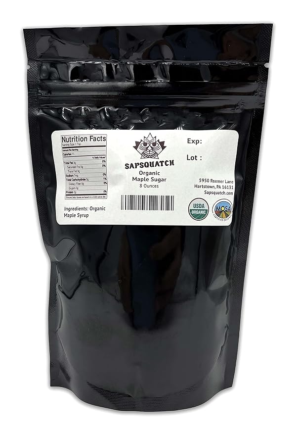 Sapsquatch Organic Maple Sugar (8 Ounces)