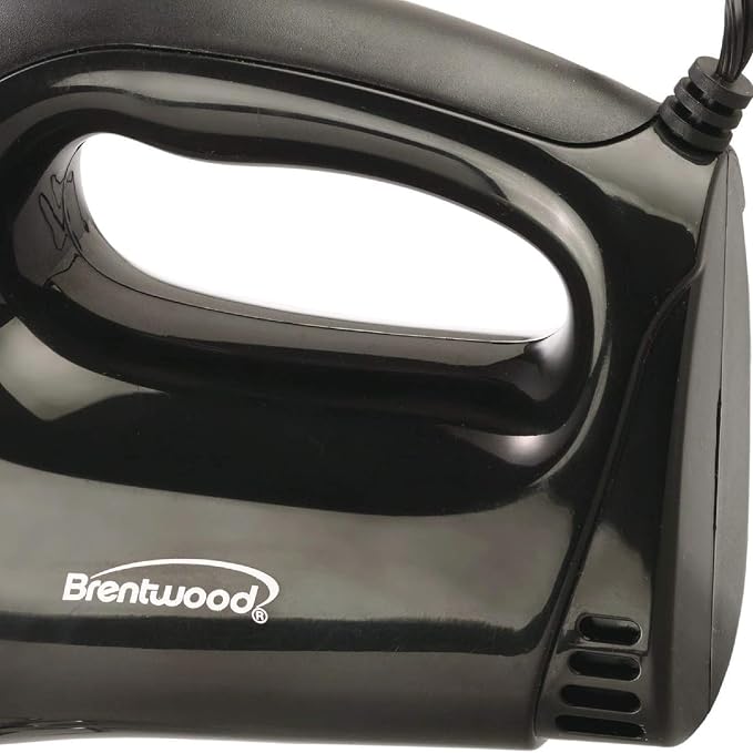 Brentwood HM-44 Lightweight 5-Speed Electric Hand Mixer, Black