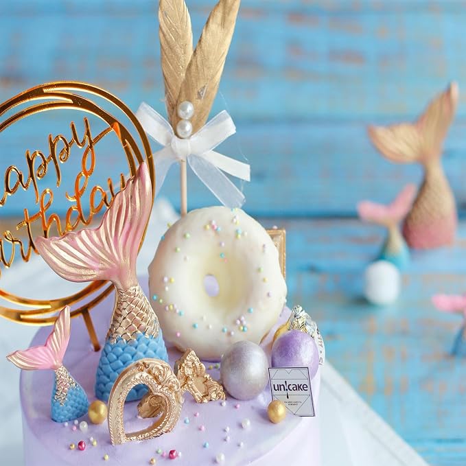 Sentovac Anchor Sprinkle Edible Cake Decorating Ocean Anchor Dolphin Knife Pearl Candy Mix Blue Sprinkle for Cake Cupcake Topper Cookie Baking Decorations Sea Theme Party Birthday Supplies