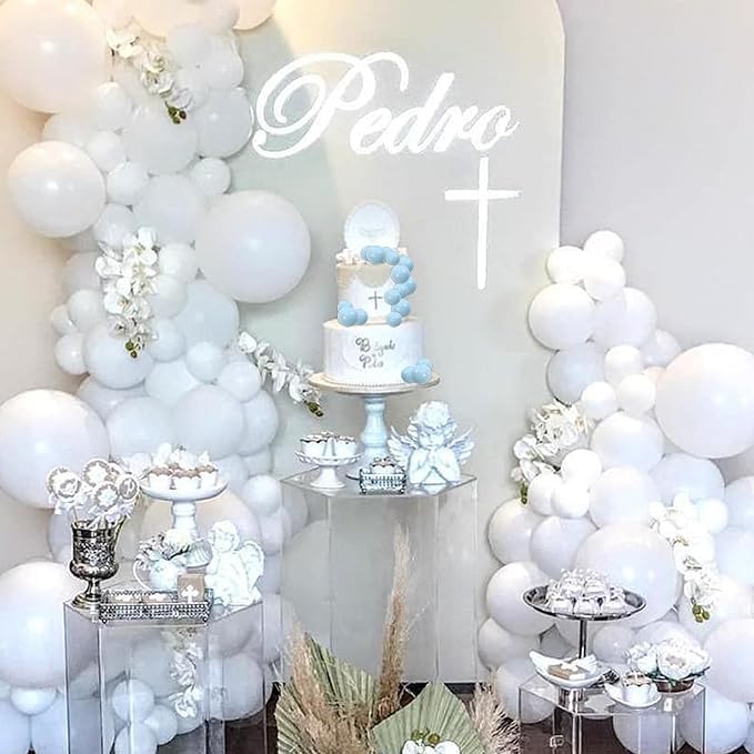 24 PCS Balls Cake Toppers - Ball Shaped Cupcake Toppers & Mini Balloons Cake Decorations for Wedding, Anniversary, Baby Shower & Birthday Parties - Blue