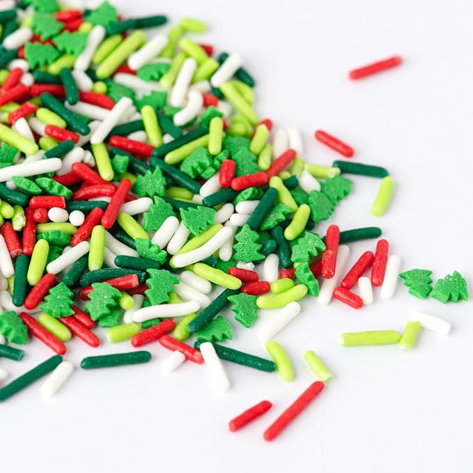 Sweets Indeed, Bulk Sprinkles, 1.3 pounds, Sprinkle Mix, Perfect for Cake Decorations, Baking Ice Cream Cookies Cupcake Topper (Mini Heart) (Holiday)