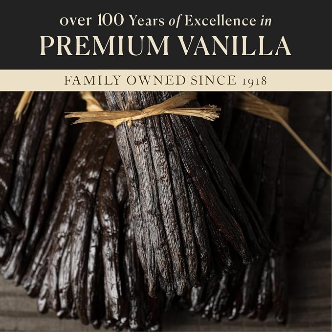10 Organic Madagascar Whole Vanilla Beans, Grade A Pods, Premium Vanilla Beans for Making Extract & Baking - Cook’s