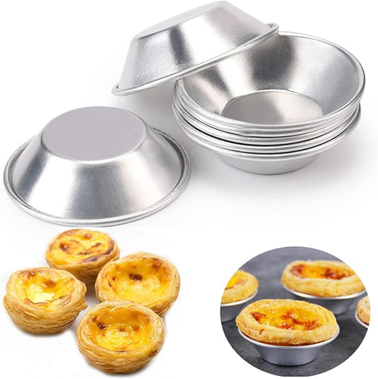 25 Pack-Egg Tart Mold,Mini Pie Muffin Cupcake Pans Egg Tart Bakeware Non-Stick Baking Cups