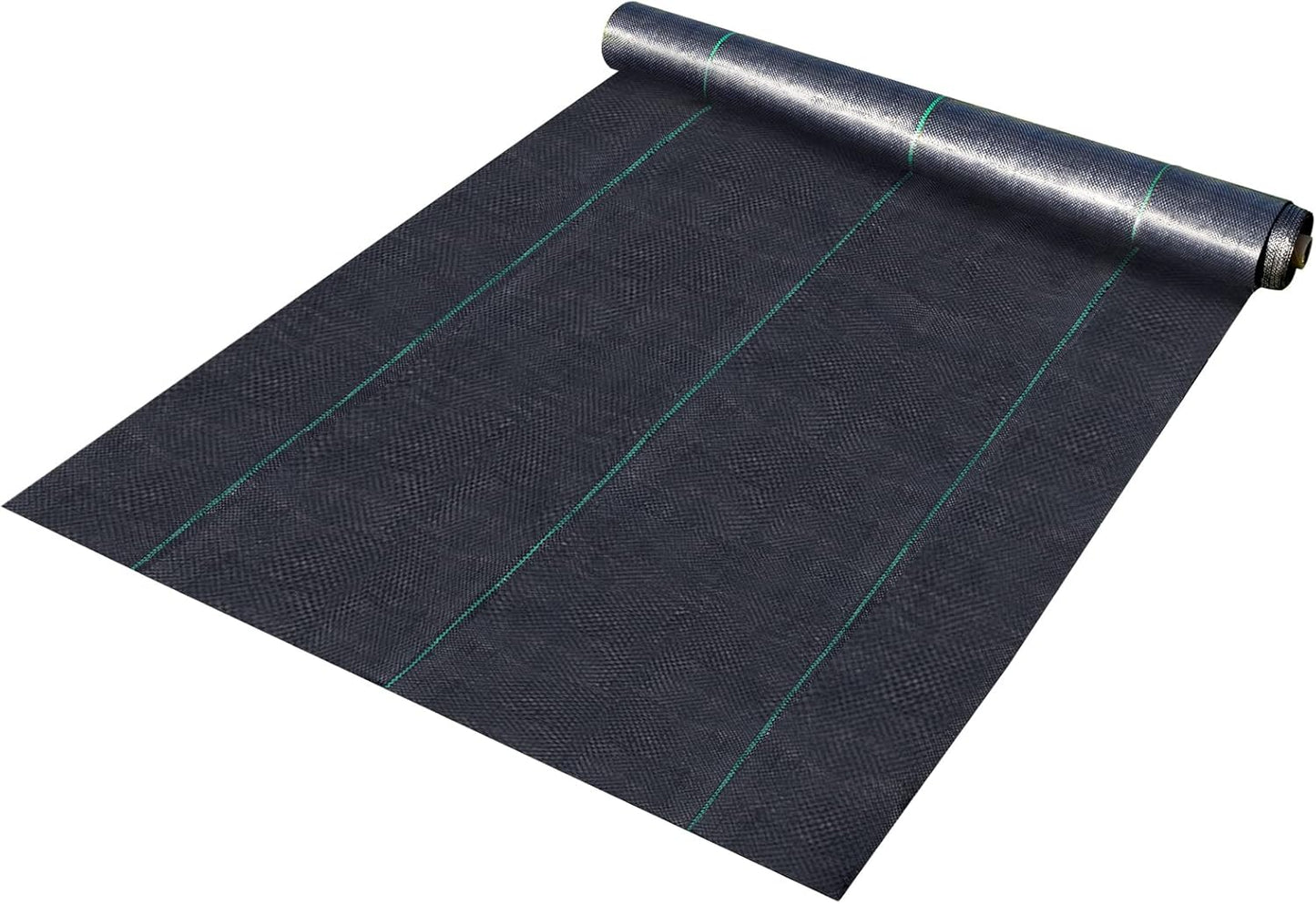 Happybuy Weed Barrier Landscape Fabric, 6 x 250 ft, 4.1 Oz Premium Woven Ground Cover, Heavy Duty PP Material & Easy Setup, Weed Control for Outdoor Garden, Lawn, Driveway, Black