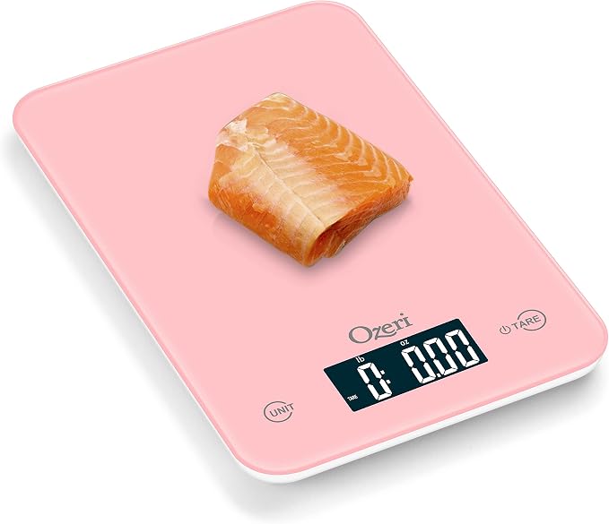 Ozeri Touch Professional Digital Kitchen Scale (12 lbs Edition) in Tempered Glass