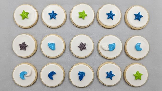 NCS Outer Space Edible Sprinkles – Blue, Purple, White & Lime Green Cupcake, Cake & Cookie Decorations, 7 oz