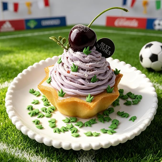 Edible Grass Sprinkles for Cake Decorating, Soccer Football Field Green Sprinkles Toppings for Cupcakes, Cookies, Ice Cream, Golf Sports Party Dessert Decorations, 3.4 oz