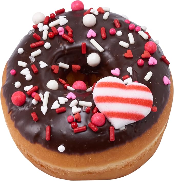 DecoPac Love Struck Fusion Mix Sprinkles, 26oz, Shaped Candy Sprinkles in Handheld Container, Edible Decorations For Valentines & Anniversary Celebration Cakes, Cupcakes, Cookies and Donuts