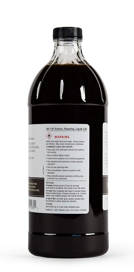 Rodelle Pure Madagascar Bourbon Vanilla Extract, Gluten Free, Baking, 32 Fl Oz.