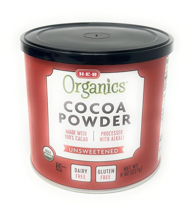 H‑E‑B Organics 100% Unsweetened Cocoa Powder 8oz - 1 can