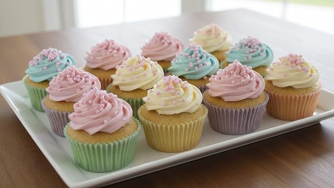 NCS Pink Shimmer 4mm Edible Sugar Pearls Sprinkles – Cupcake, Cake, Cookie & Baking Decorations, 7 oz