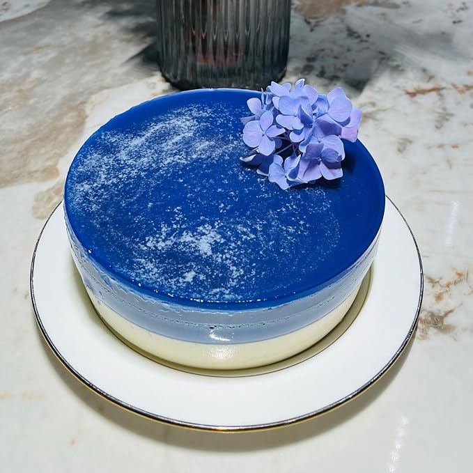 Senchanting Royal Blue Sanding Sugar Sprinkles, Edible Crystal Treasure Blue Sanding Candy Sugar for Cake Decorating Wedding Party Baking Cupcake Cookie Ice Cream Decoration Supplies 90g/3.2oz