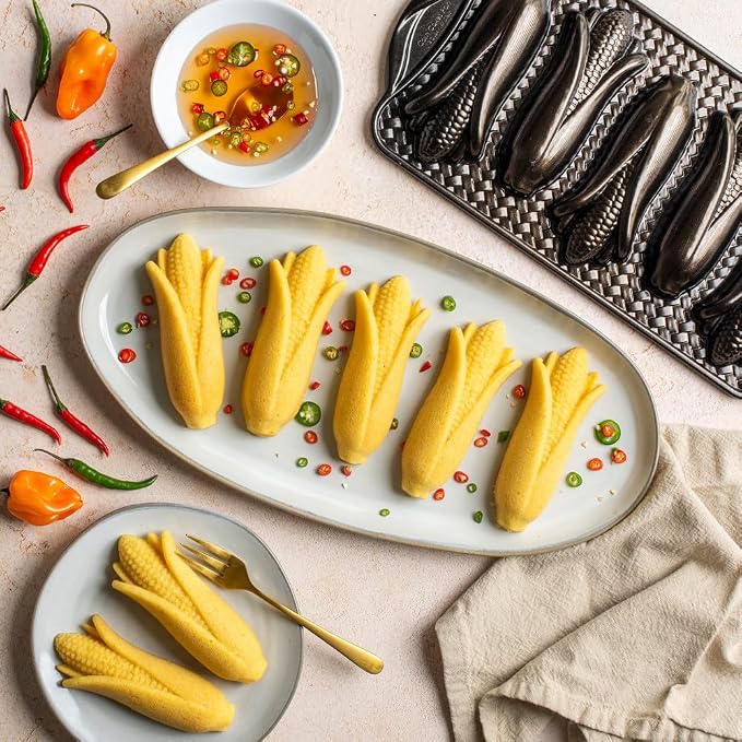 Nordic Ware Cornbread Corn Cakes Pan