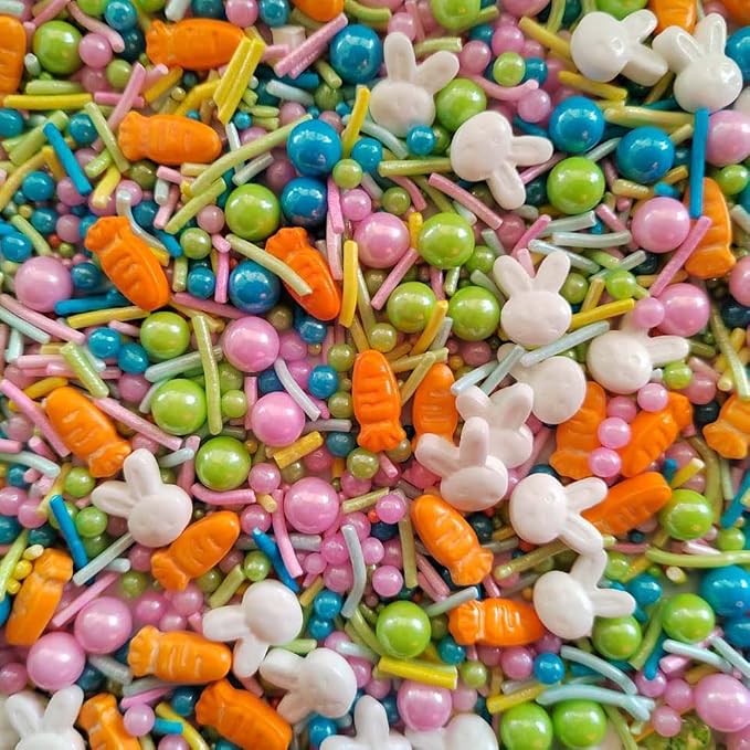 Easter Holiday Sprinkles - Cake Sprinkles - Edible Sprinkles for Baking - Cupcake and Cake Topper - Sprinkle Mix - 3.35 Ounces (Easter)