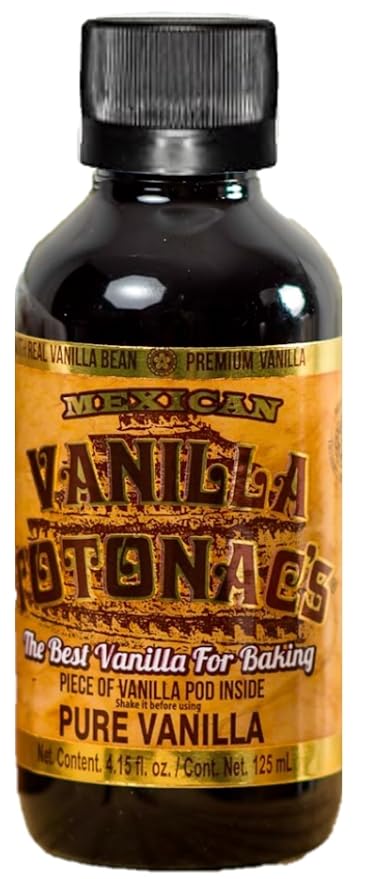 Mexican Vanilla Totonac’s Bottle - Pure Imported Vanilla Extract (Dark: 125 ml / 4.15 Fl Oz (Pack of 1))