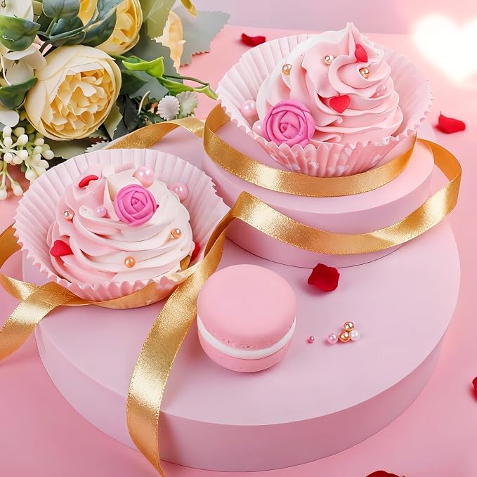 Flower Sprinkles for Cake Decorating, 11.3oz/320g Edible Red Pink Sprinkles Mixed Heart Pearl, 4 Jars Set for Valentines & Mothers Day Baking Cupcakes Cookies