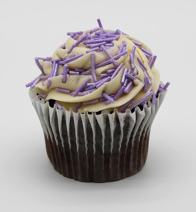 1 Pound Lavender Sprinkles BULK Jimmies - Edible Cake Cupcakes Dessert & Ice Cream Topping-Light Purple Candy
