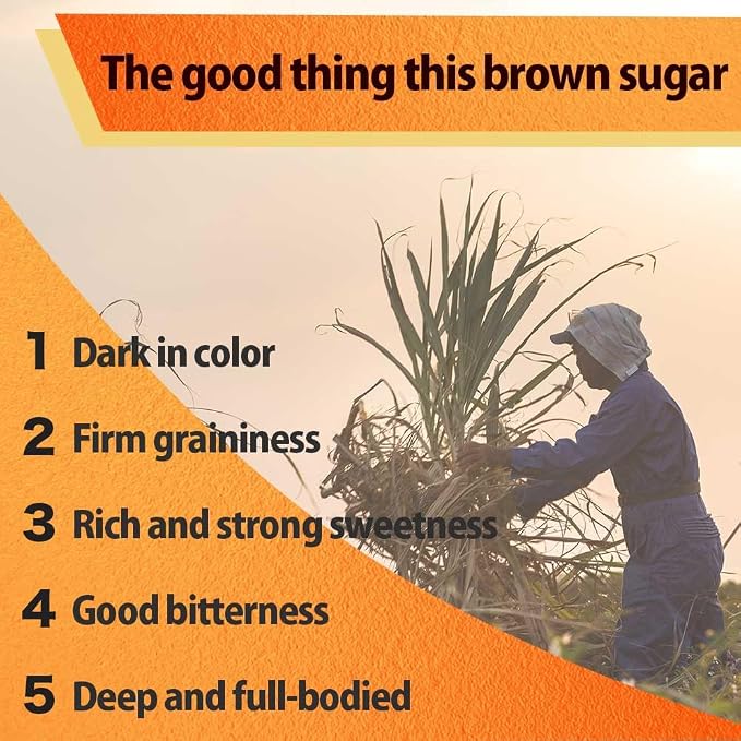 Okinawa Brown Sugar Powder – Natural Cane Sugar Sweetener, Single Ingredient (Sugarcane), Clean Label, Unrefined & Mineral-Rich, Fat Free, for Coffee, Tea & Baking, Made in Japan, 10 oz (300g)