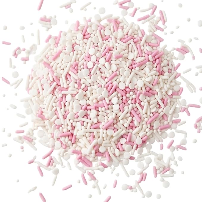 Manvscakes, No Artificial Dyes, Pink Sprinkles, Natural Sprinkles, Gluten Free, Valentine Sprinkles, Pink Cake Decorations, Mothers Day, Baby Shower, Cookies, Fondant Cake, Natural Dessert Toppings, 3