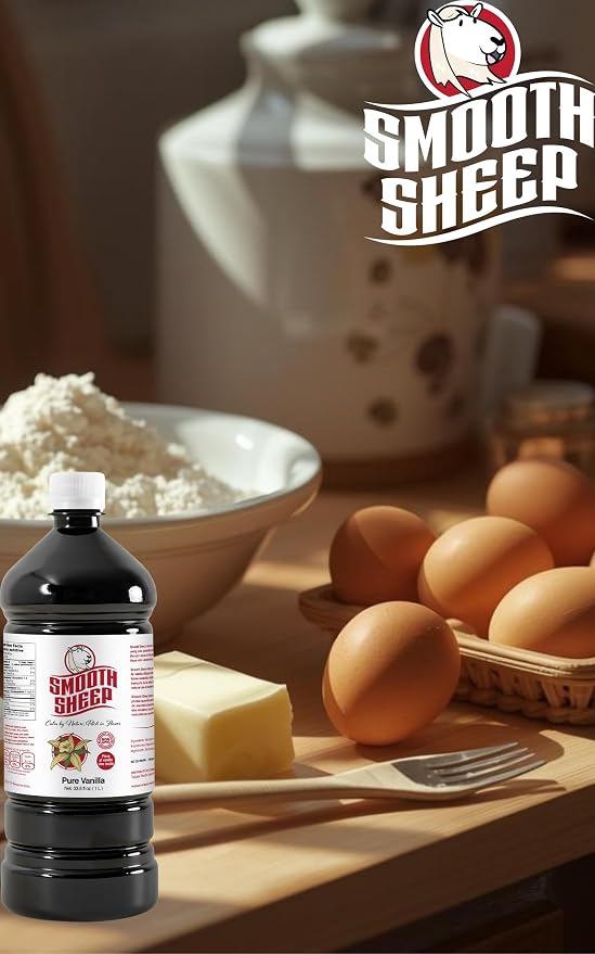 Smooth Sheep Vanilla | Mexican Vanilla for Baking and Desserts | Made with Real Vanilla Bean | Vainilla Mexicana Buena (250 ml (Pack of 1))