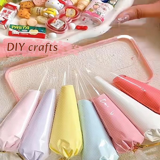 Piping Bags 24 Inch, Large Piping Bags Disposable 100PCS, Pastry Icing Bags Thickened Non-Slip and Anti-Burst, Tipless Piping Bags for Royal Icing