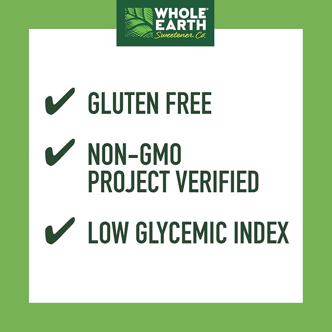 WHOLE EARTH 100% Erythritol Zero Calorie Plant-Based Sugar Alternative, 4 Pound Pouch (Packaging May Vary) (Pack of 2)