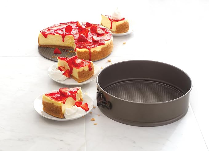 GoodCook Everyday Nonstick Steel Springform Pan, 9", Gray