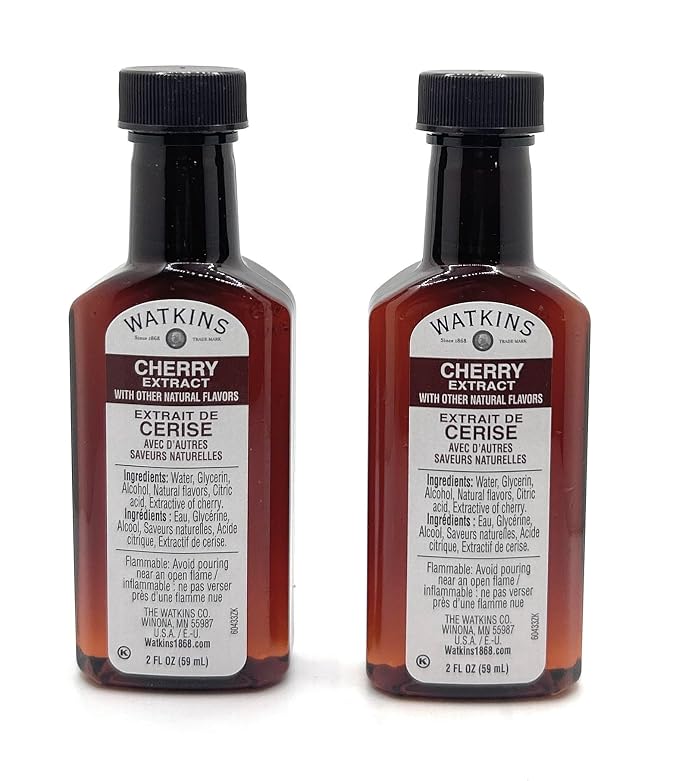 Watkins Baking Extracts - pack of 2 (Cherry 2oz)